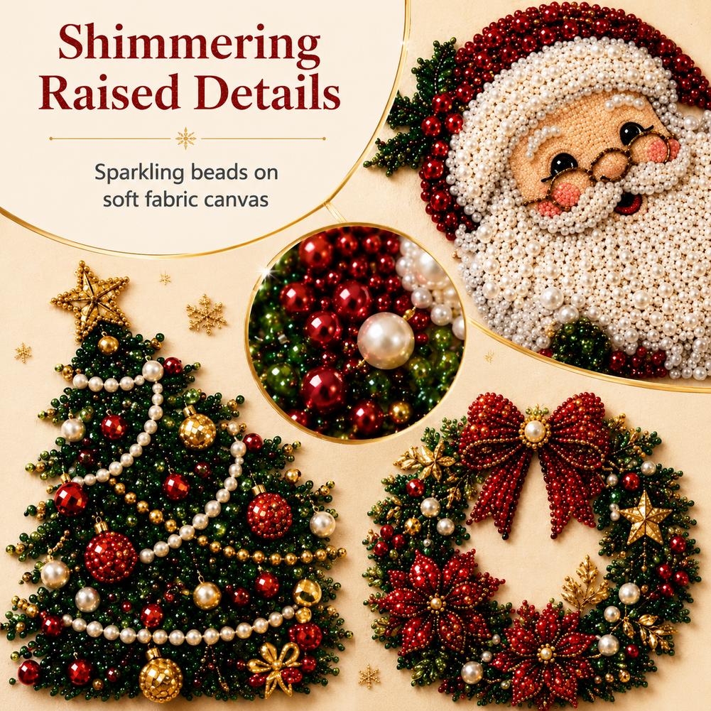 Art Craft Adult - Christmas Santa DIY Pearl Bead Painting