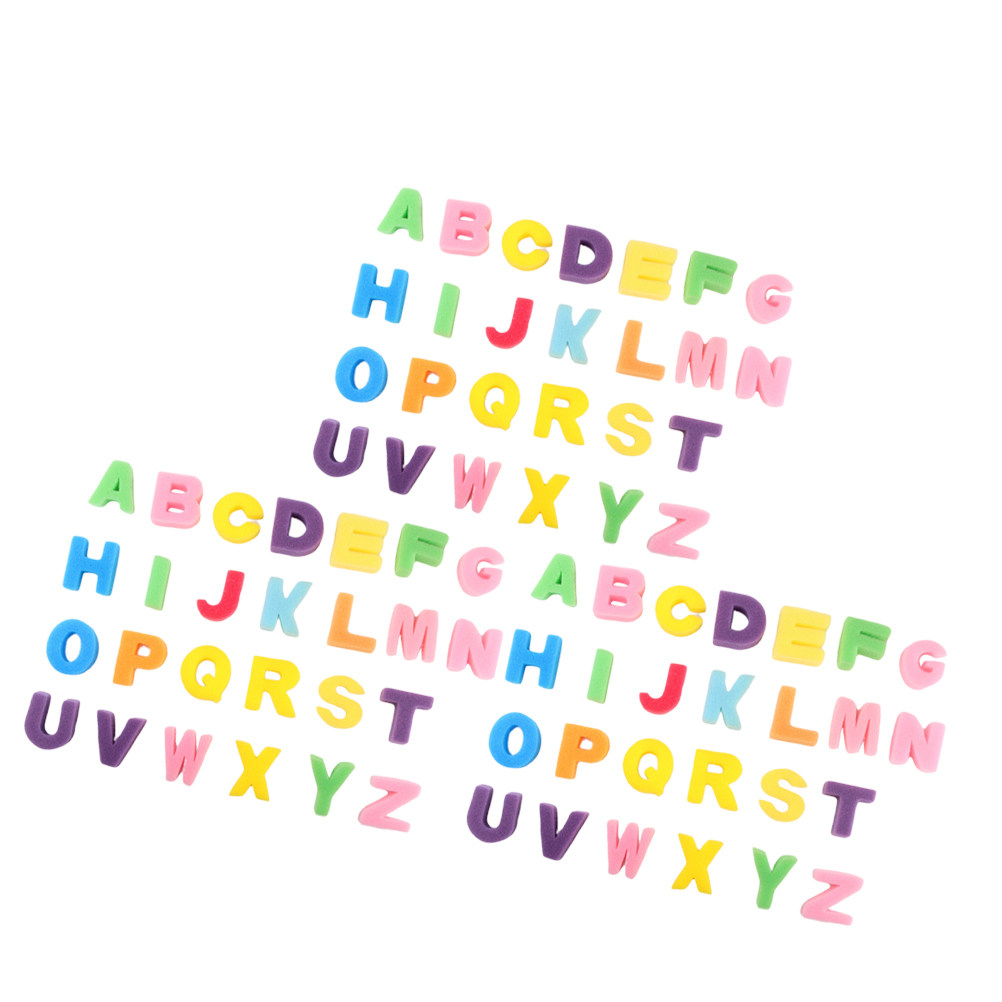 Art Craft Letter A - 78pcs Letter Sponge Crafts Kits Easy