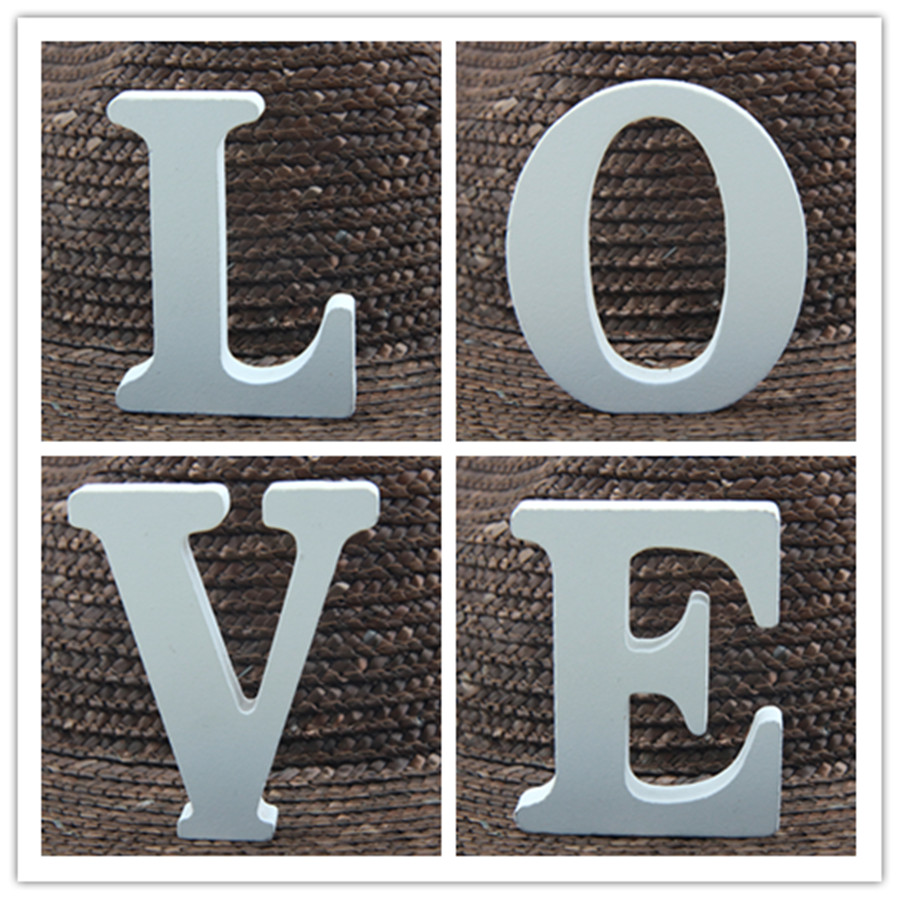 Art Craft Letter A - 1 Máy Tính 8CM Trắng Chữ