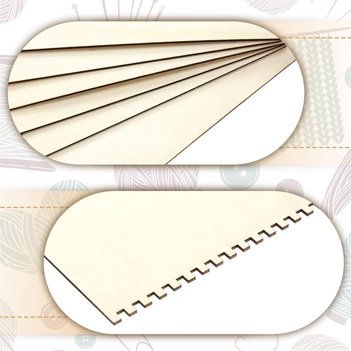 18 Pcs Beginners Wooden Notche - đánh giá và giá Art Craft Adult