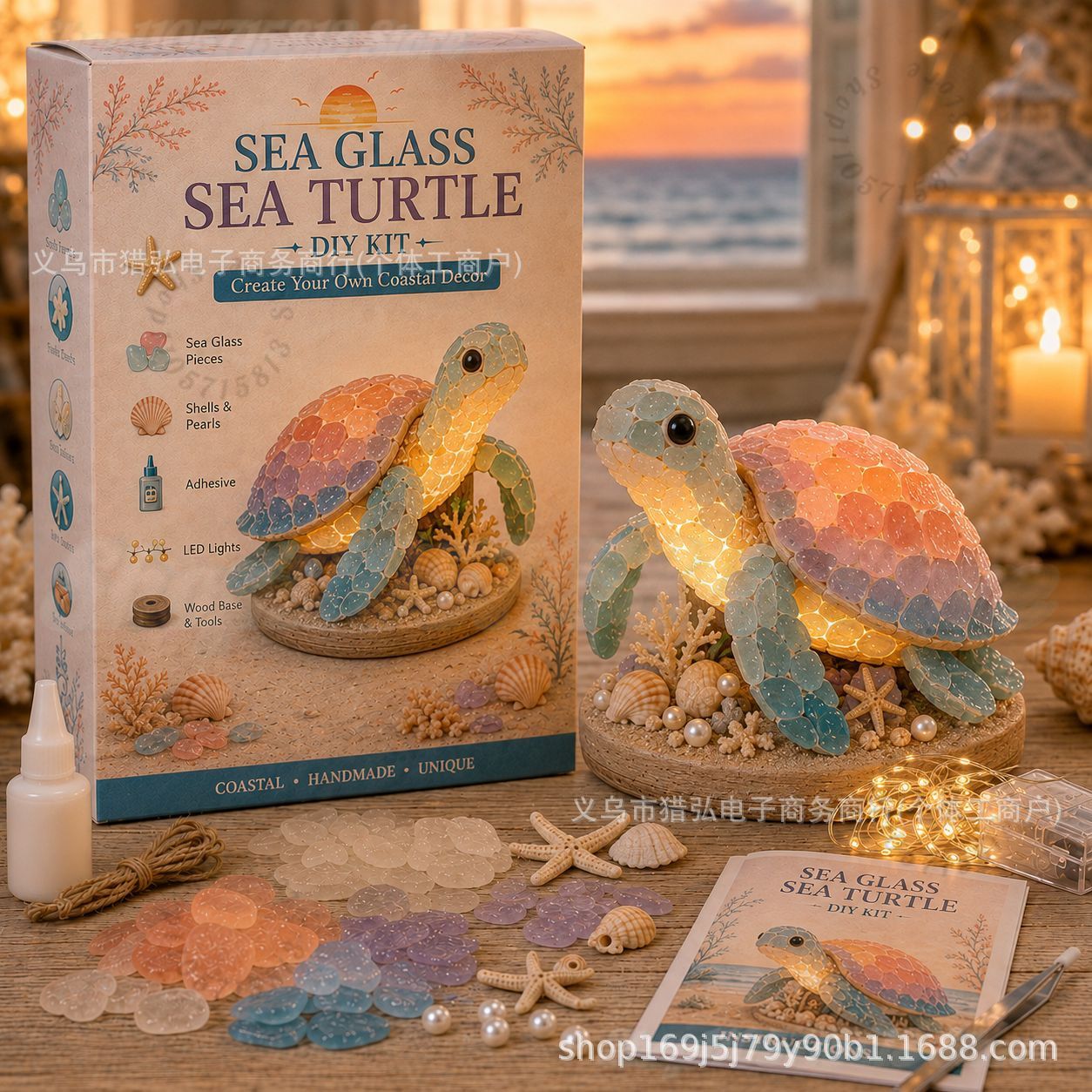 DIY Sea Glass Mermaid Tail Lig - đánh giá và giá Art Craft Adult