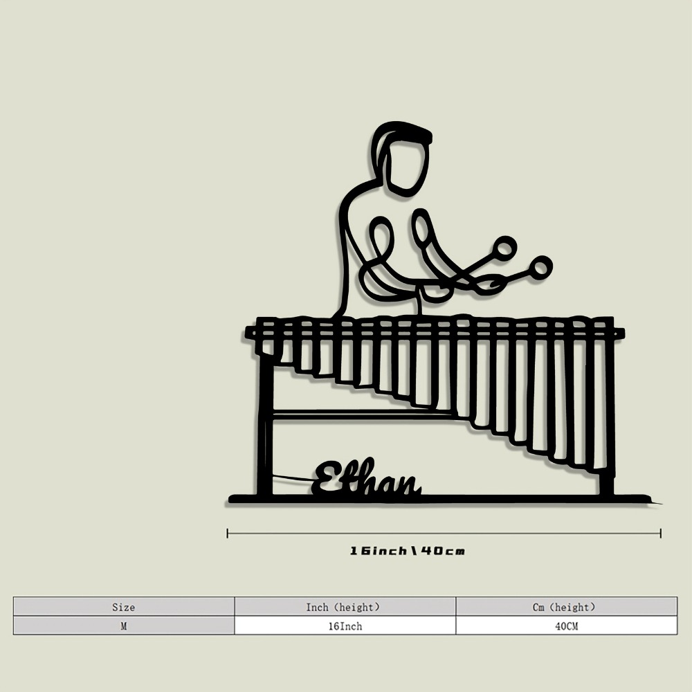 CIFBUY Metal Wall Art Marimba  - đánh giá và giá Art And Craft Studio