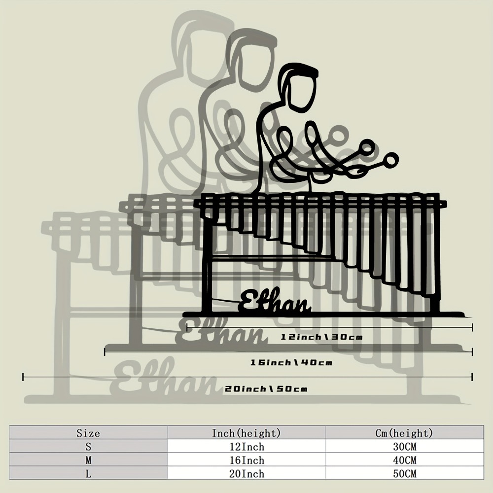 CIFBUY Metal Wall Art Marimba  - đánh giá và giá Art And Craft Studio