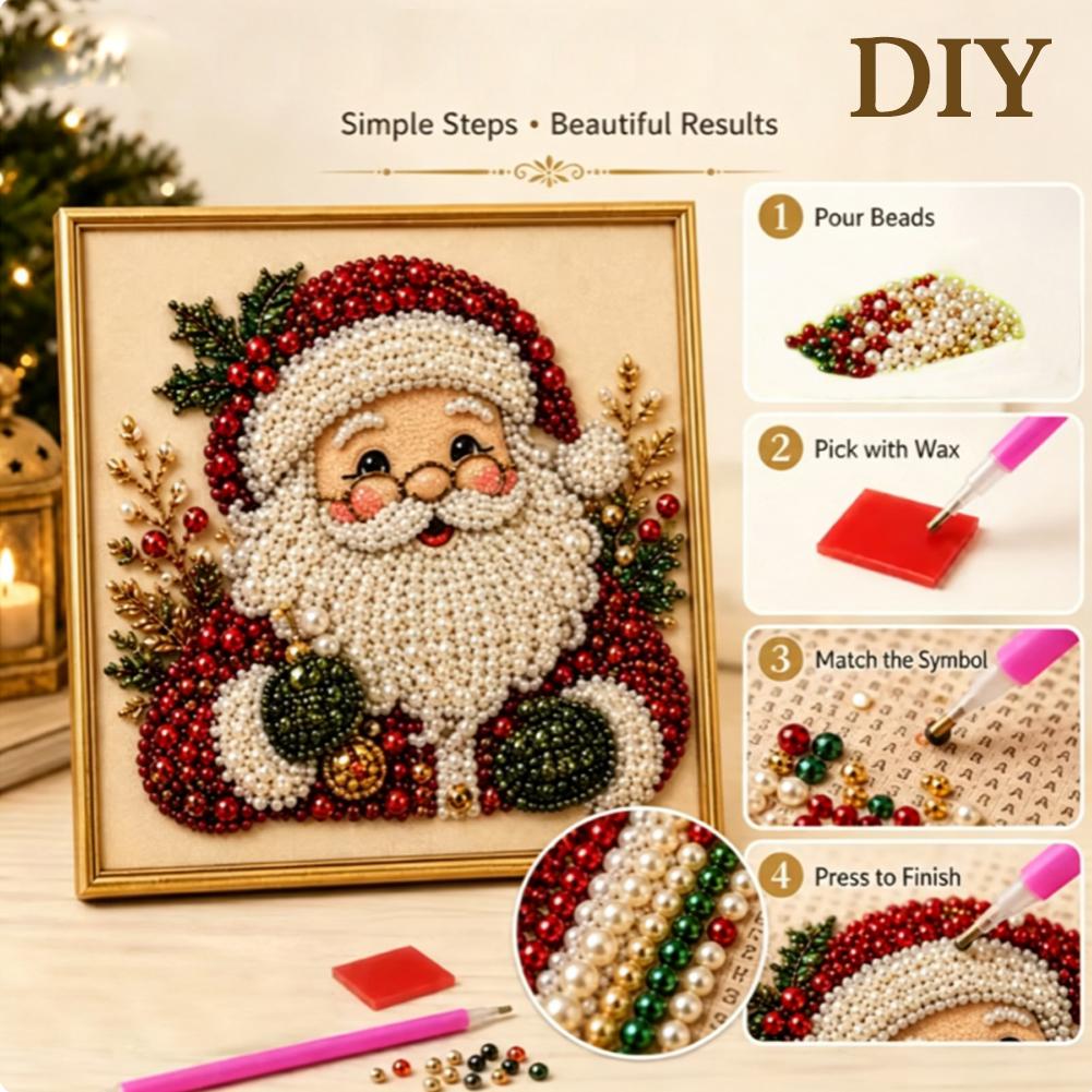 Christmas Santa Claus Pearl Ar - đánh giá và giá Art Craft Adult
