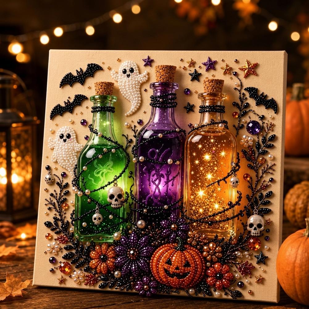 Halloween Ghost & Pumpkin 3D P - đánh giá và giá Art Craft Adult