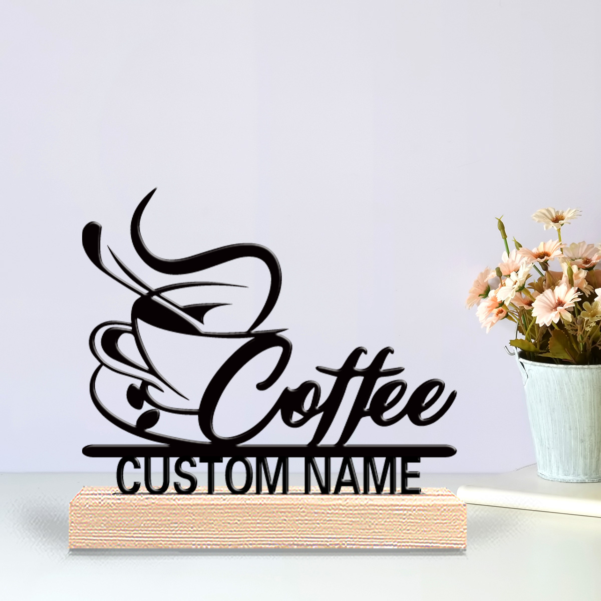 1pc Modern coffee Custom Name  - đánh giá và giá Art Craft Names
