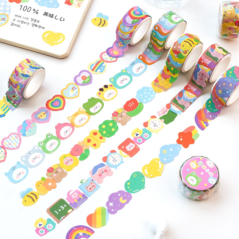 1 Roll Super Cute Die‑Cut Coll - đánh giá và giá Washi Tape Rolls