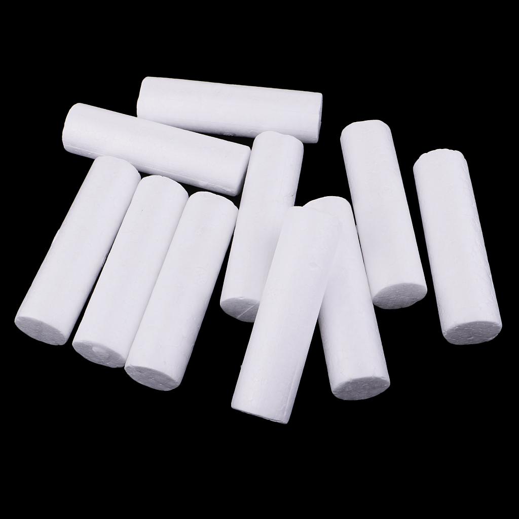 10 Pieces Blank White Cylinder - đánh giá và giá Art Craft Kids