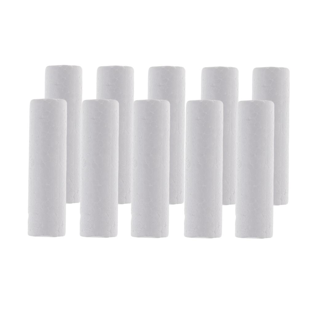 10 Pieces Blank White Cylinder - đánh giá và giá Art Craft Kids