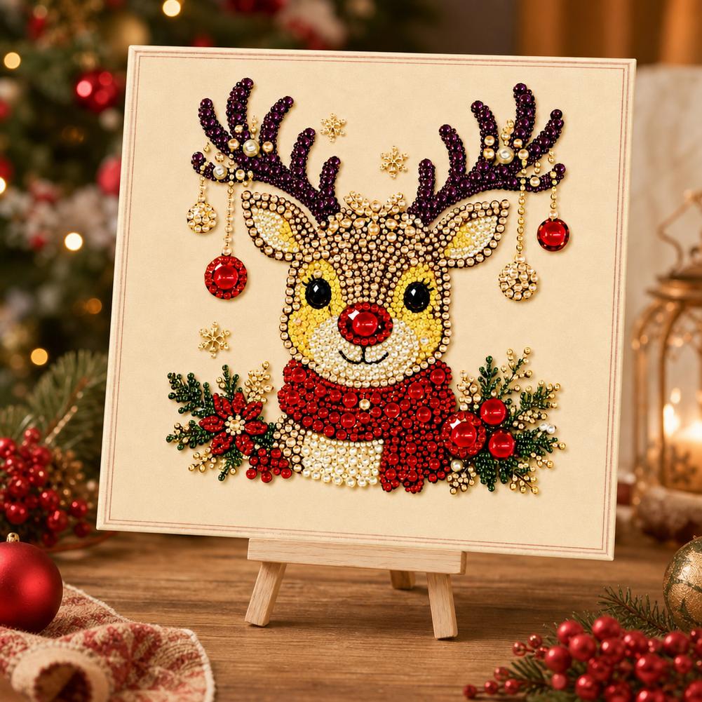 Christmas Santa DIY Pearl Bead - đánh giá và giá Art Craft Adult