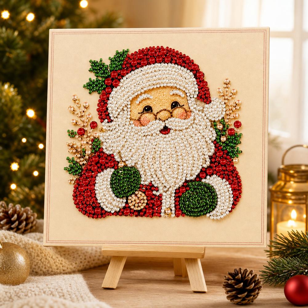 Christmas Santa DIY Pearl Bead - đánh giá và giá Art Craft Adult