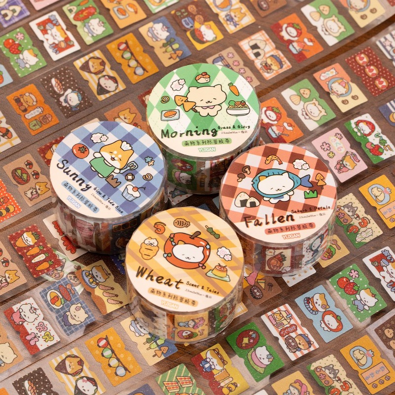 Cartoon Cat Washi Tape Set of  - đánh giá và giá Washi Tape Rolls