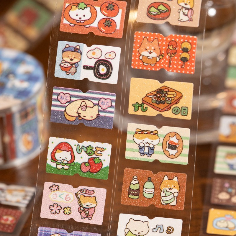 Cartoon Cat Washi Tape Set of  - đánh giá và giá Washi Tape Rolls