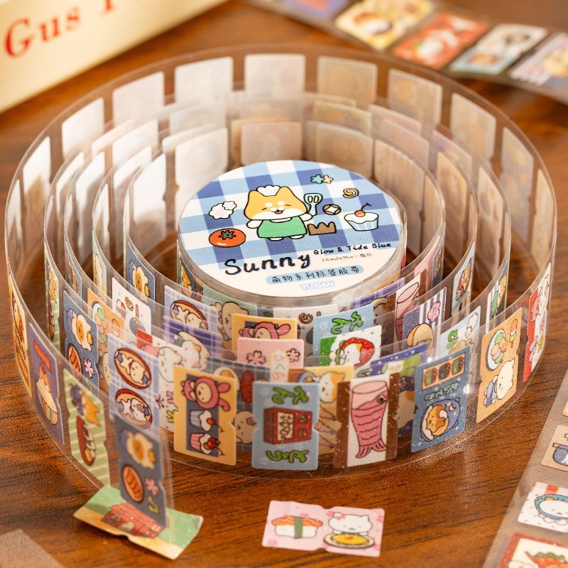 Cartoon Cat Washi Tape Set of  - đánh giá và giá Washi Tape Rolls