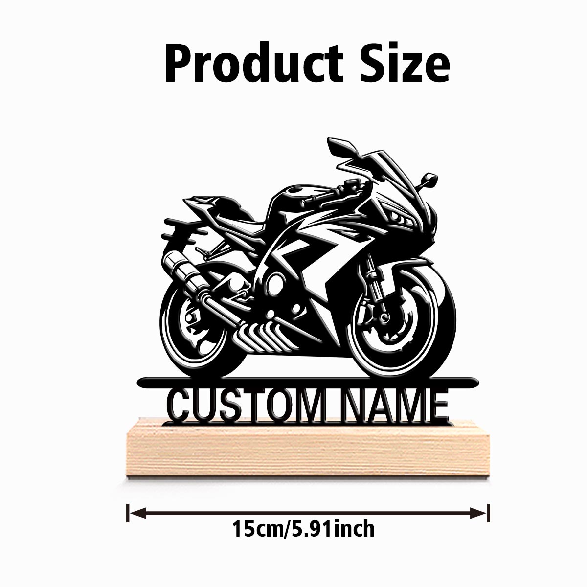 1pc Abstract cool motorcycle C - đánh giá và giá Art Craft Letter A