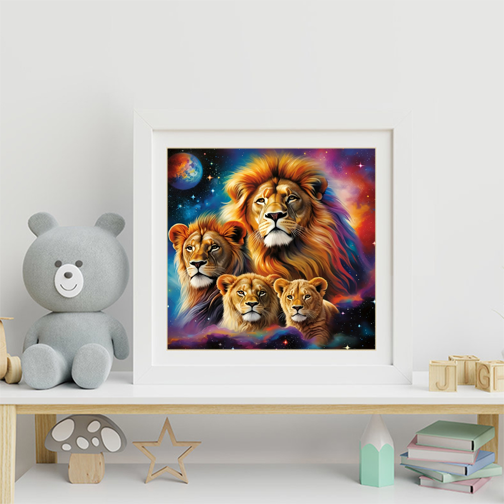 Momoart Diamond Painting Lions - đánh giá và giá Art Craft Lion