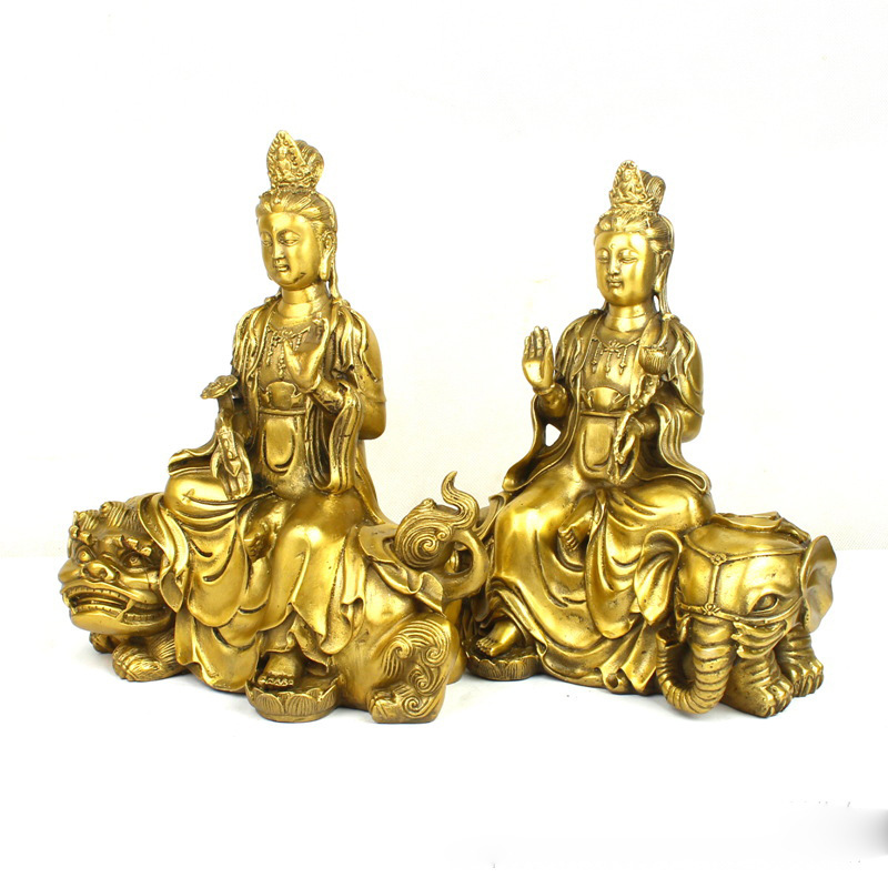 Manjushri Samantabhadra Buddha - đánh giá và giá Art Craft Lion