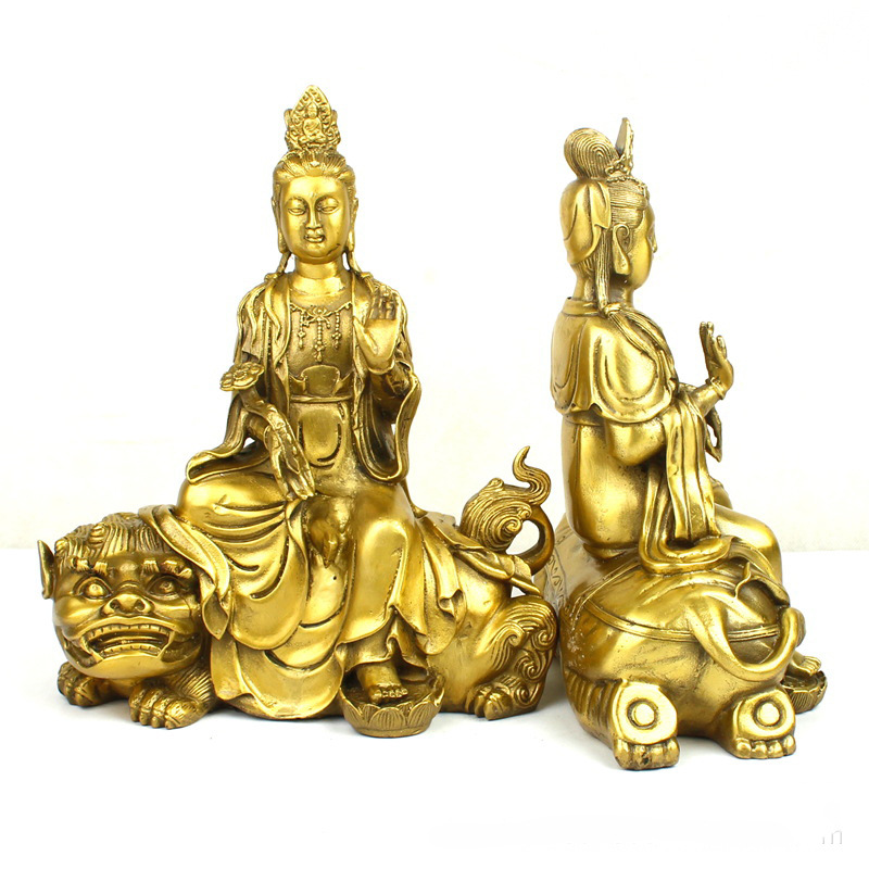 Manjushri Samantabhadra Buddha - đánh giá và giá Art Craft Lion