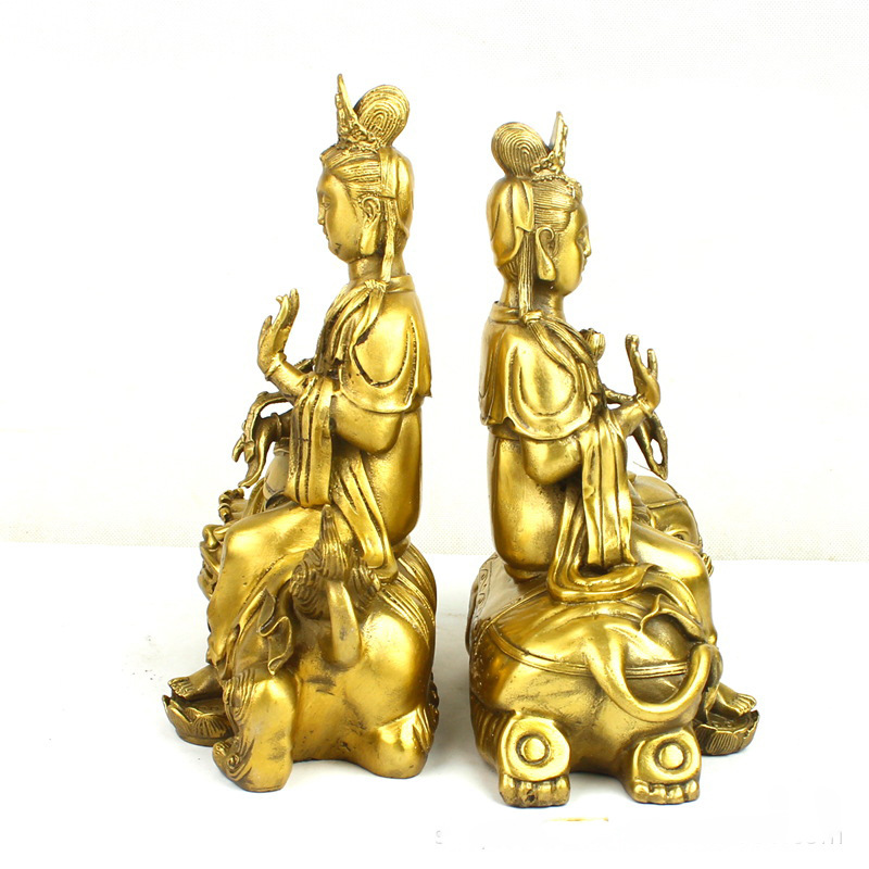 Manjushri Samantabhadra Buddha - đánh giá và giá Art Craft Lion