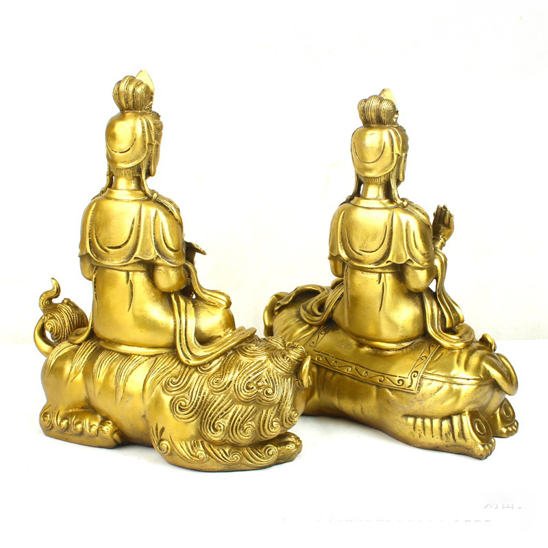 Manjushri Samantabhadra Buddha - đánh giá và giá Art Craft Lion