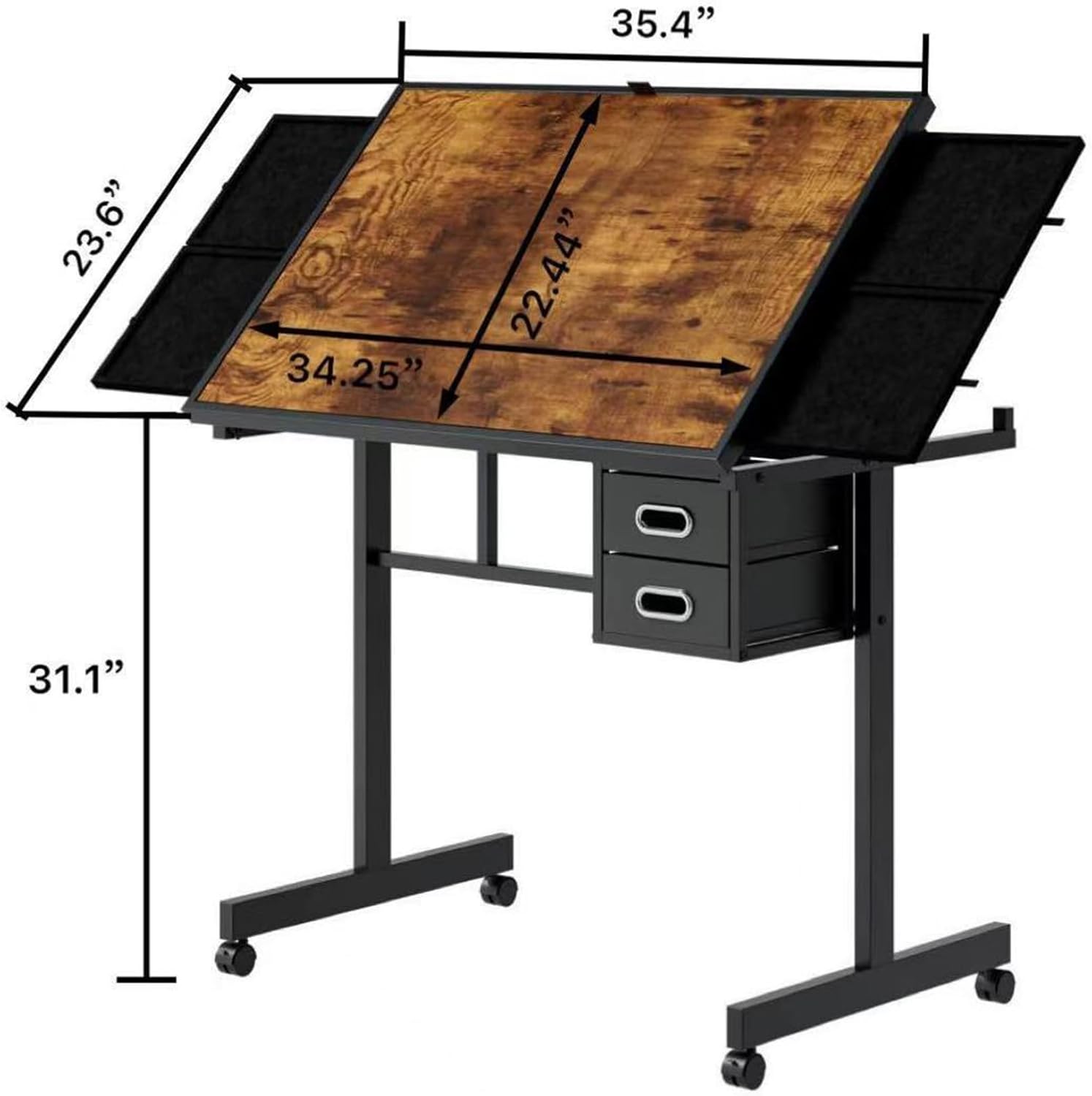 Adjustable Drafting Table with - đánh giá và giá Art And Craft Studio