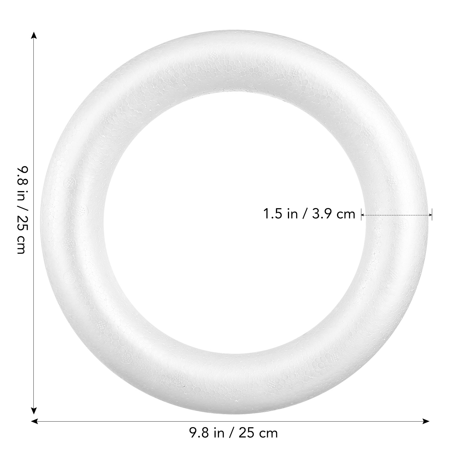 White Foam Rings 3Pcs DIY Craf - đánh giá và giá Art Craft Kids