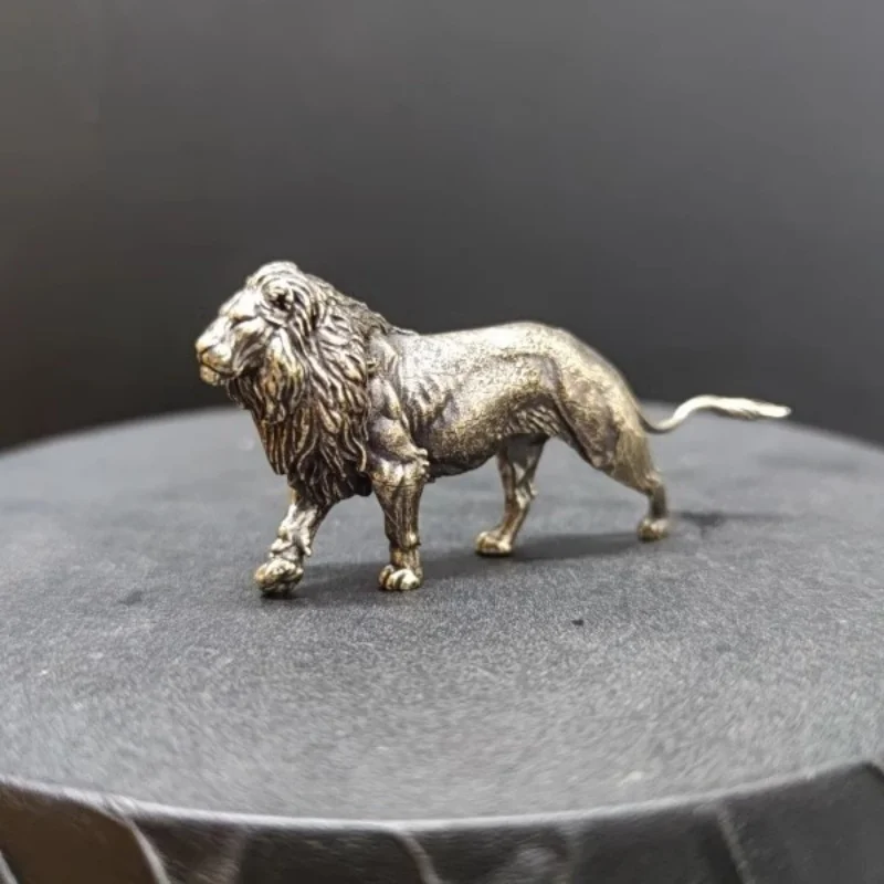 Mini Solid Brass Lion Sculptur - đánh giá và giá Art Craft Lion