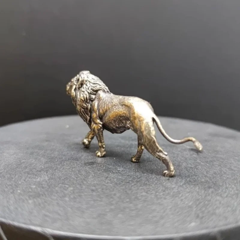 Mini Solid Brass Lion Sculptur - đánh giá và giá Art Craft Lion