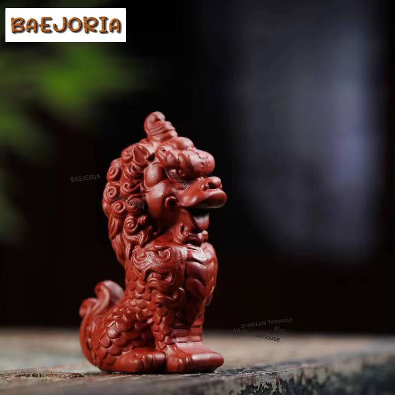 Exquisite Lion Art Purple Clay - đánh giá và giá Art Craft Lion