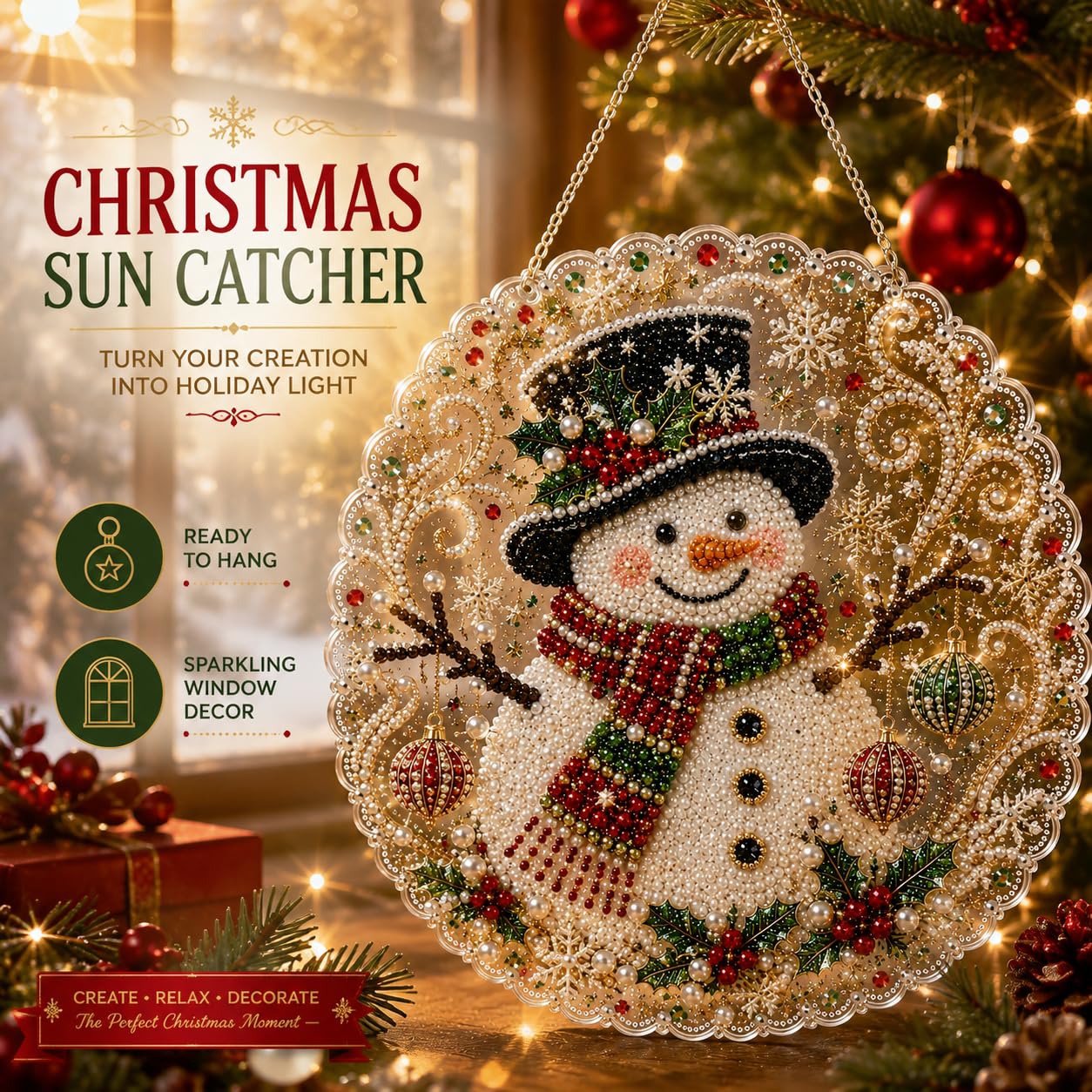 DIY Christmas Pearl Art Diamon - đánh giá và giá Art Craft Website