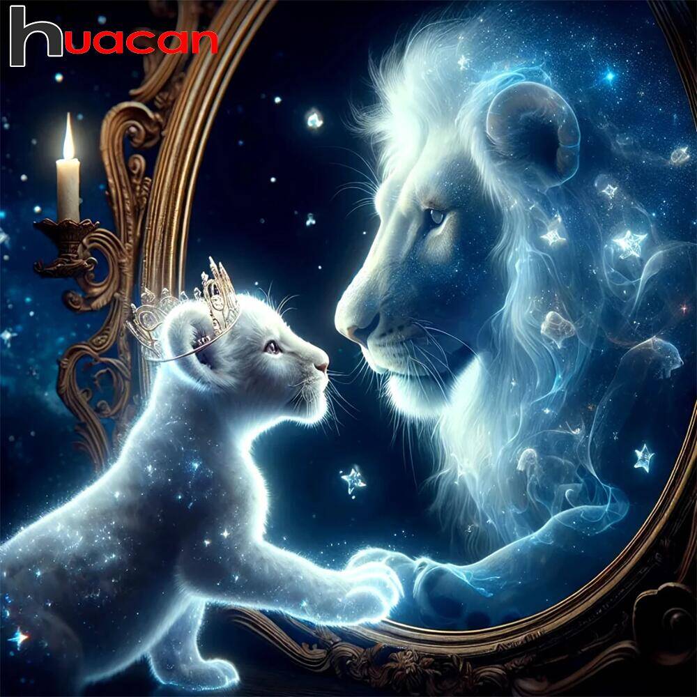 Huacan Diamond Painting Art Cr - đánh giá và giá Art Craft Lion