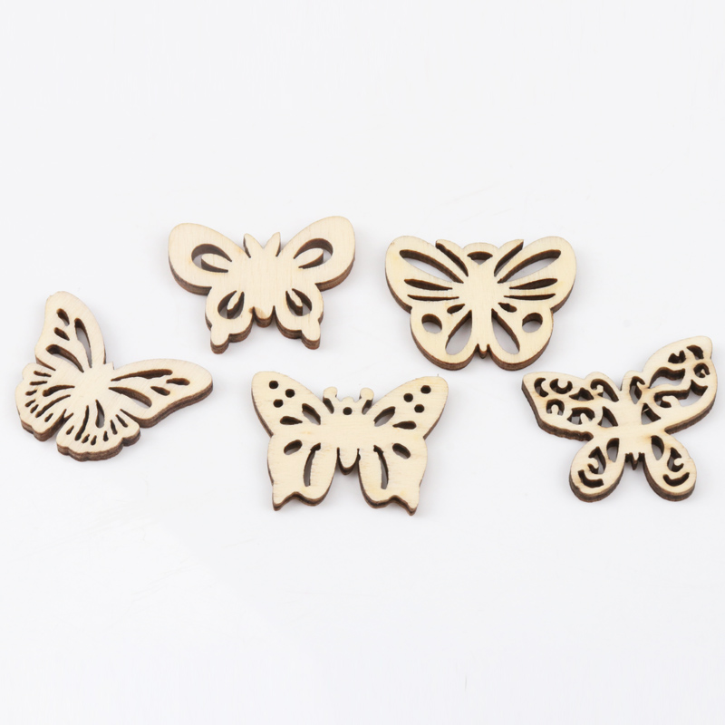 Natual Họa Tiết Bướm Gỗ Thêu S - đánh giá và giá Art Craft Website