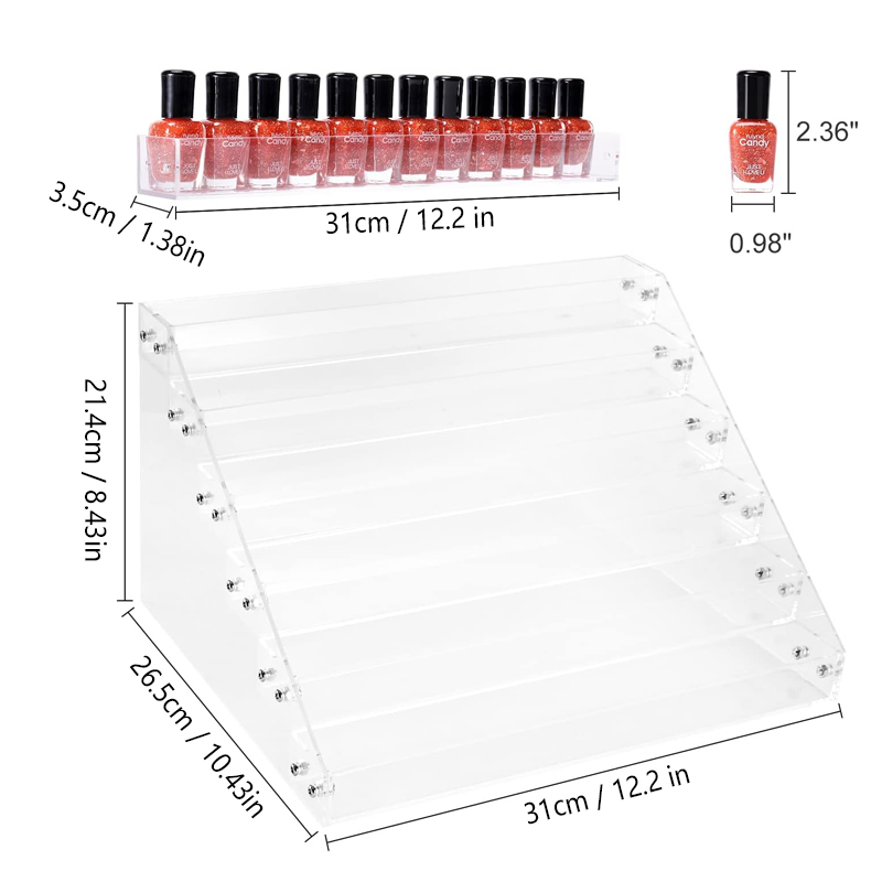 Acrylic Nail Polish Organizer  - đánh giá và giá Acrylic Pour Paint