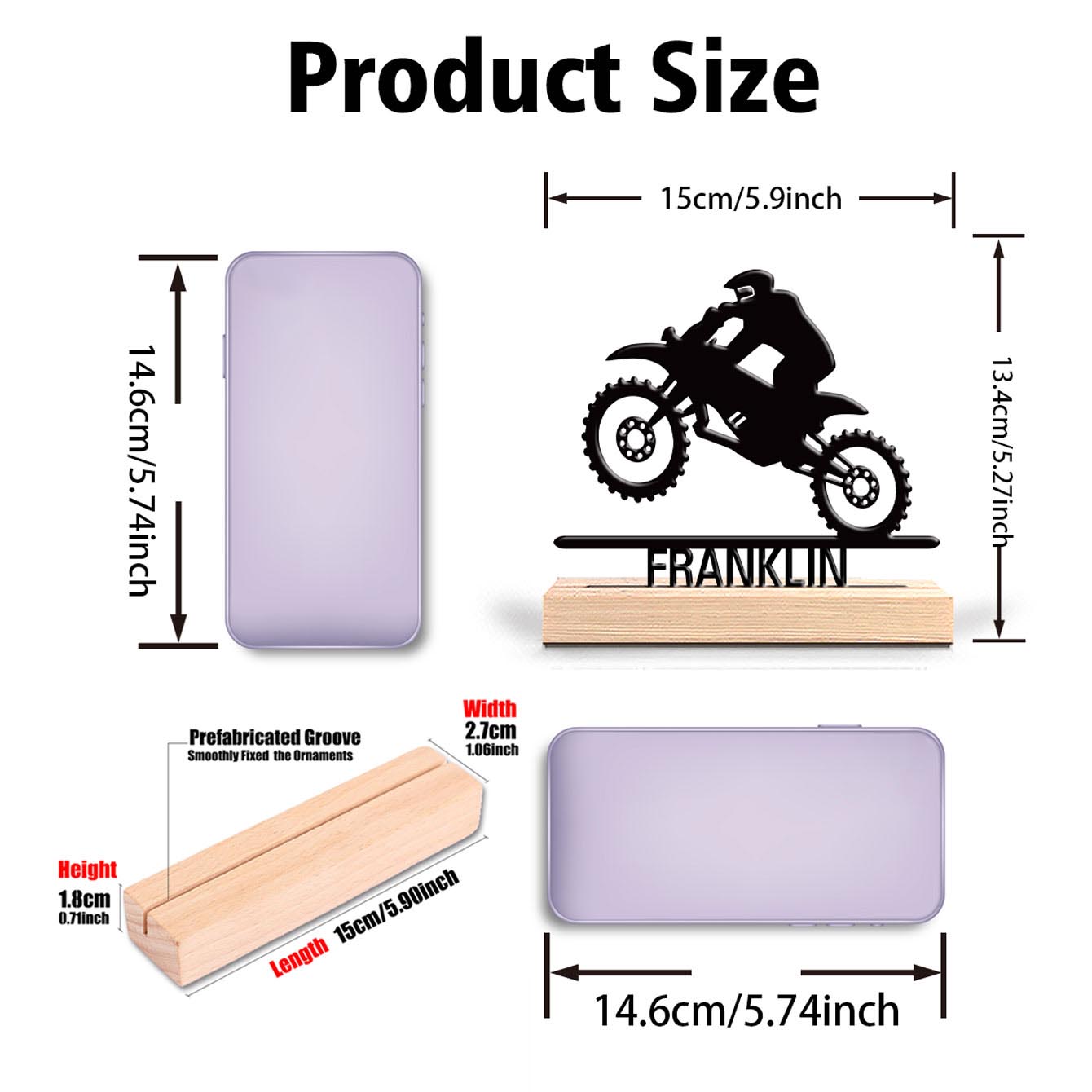 1pc Abstract Motorbike jumping - đánh giá và giá Art Craft Names