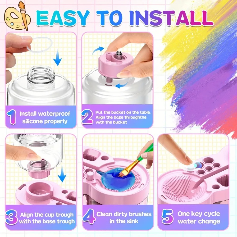 Paint Brush Washer Multifuncti - đánh giá và giá Art Craft Website