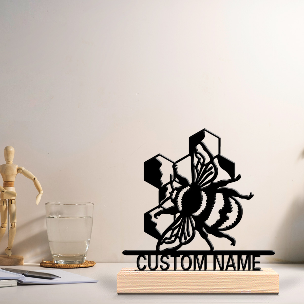 1pc Simple bee Custom Name Met - đánh giá và giá Art Craft Names