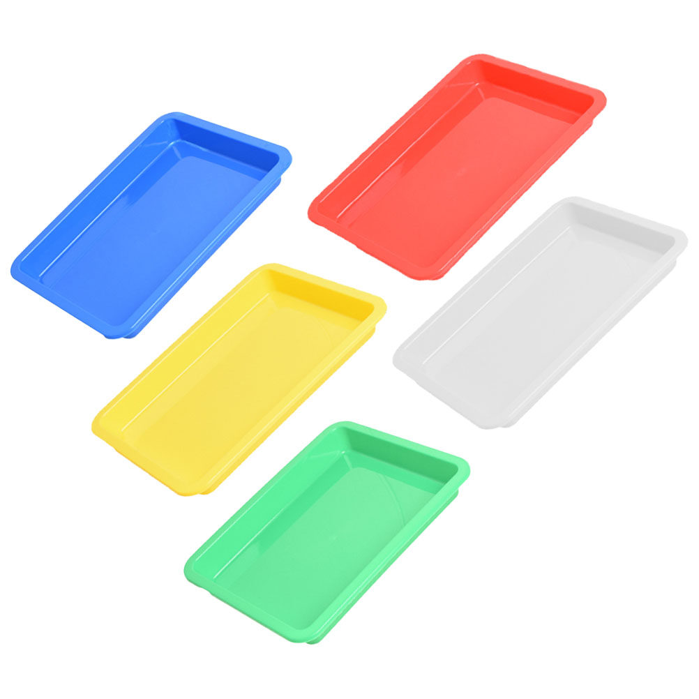 5Pcs Plastic Art Trays Colorfu - đánh giá và giá Art And Craft Studio