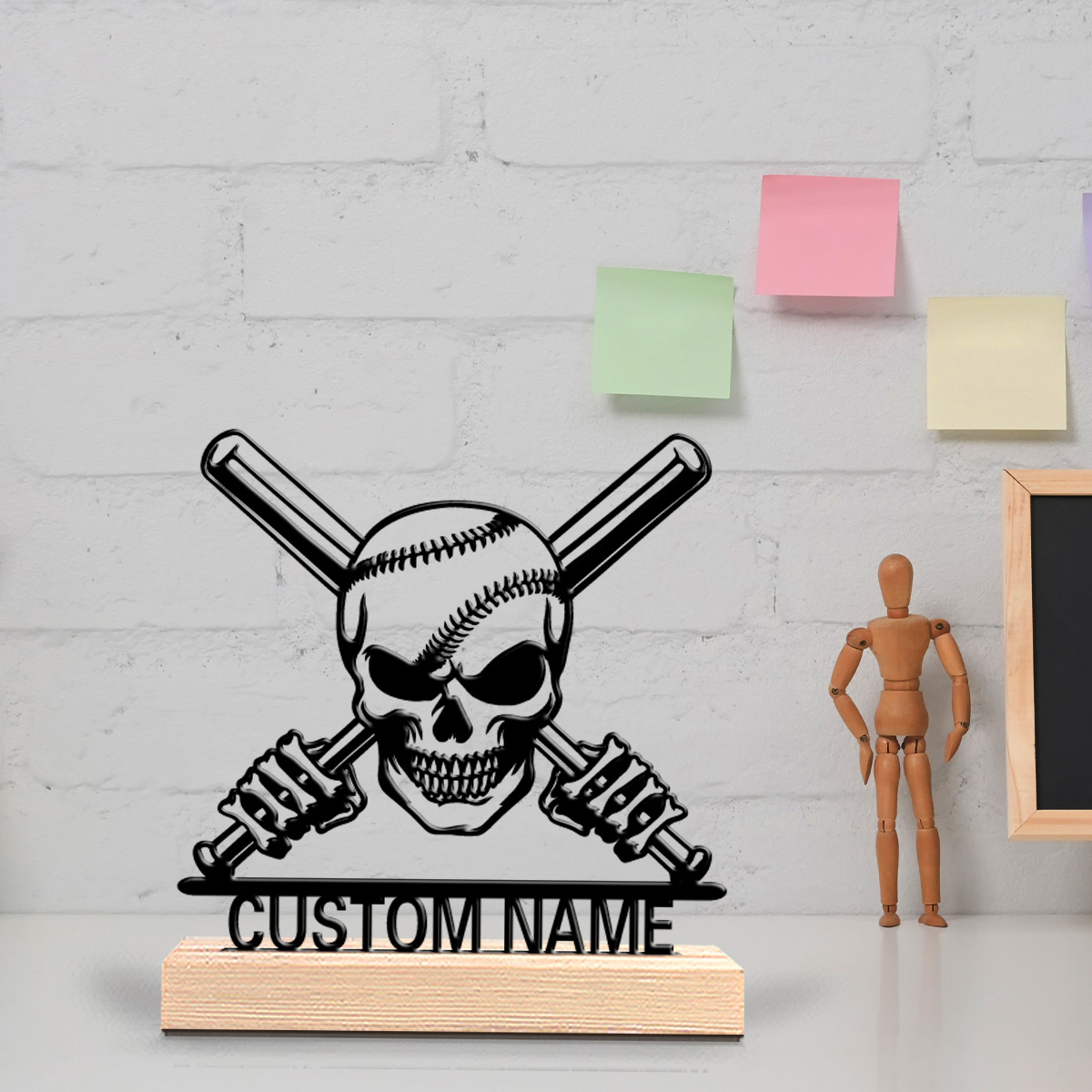 1pc Abstract Skeleton Baseball - đánh giá và giá Art Craft Names