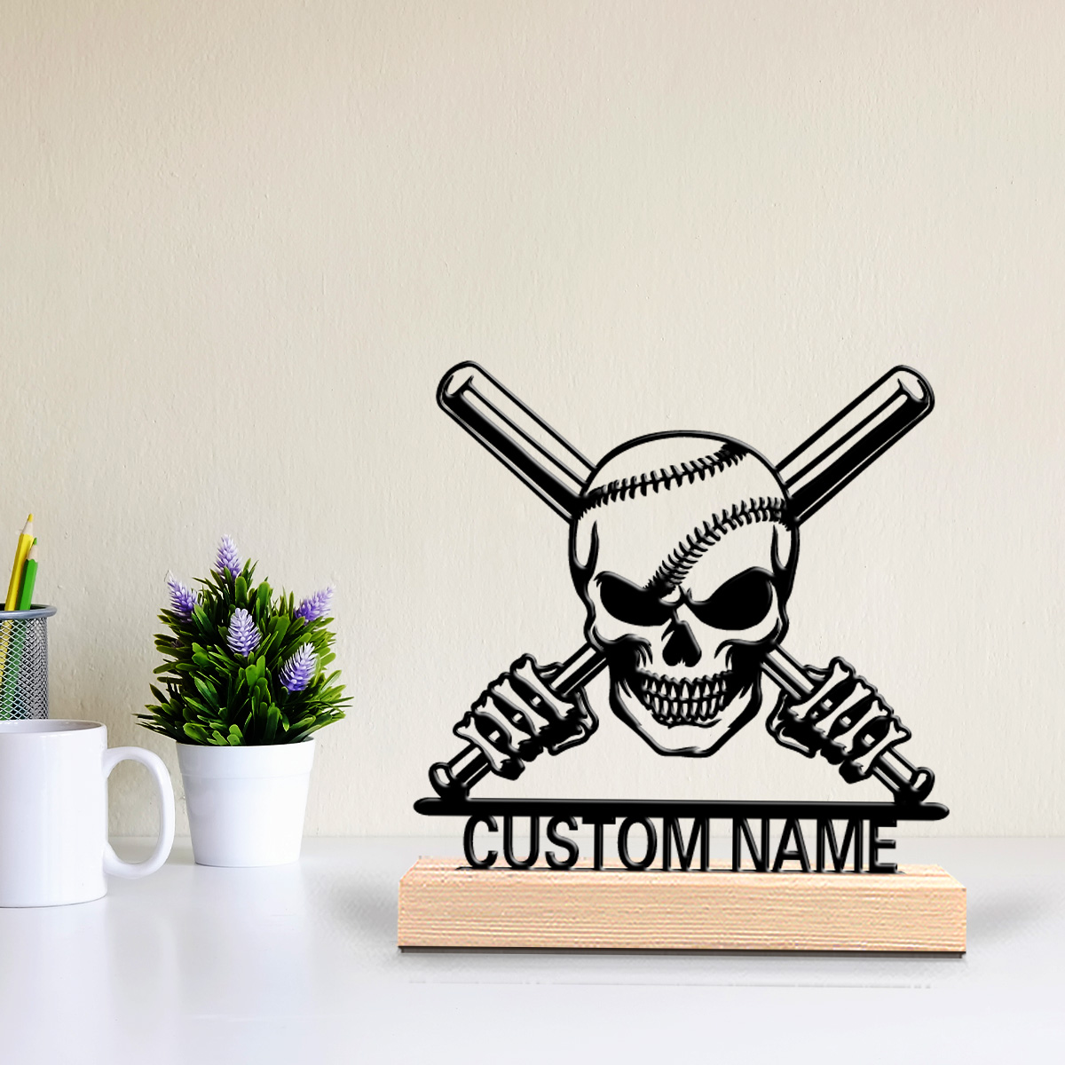1pc Abstract Skeleton Baseball - đánh giá và giá Art Craft Names