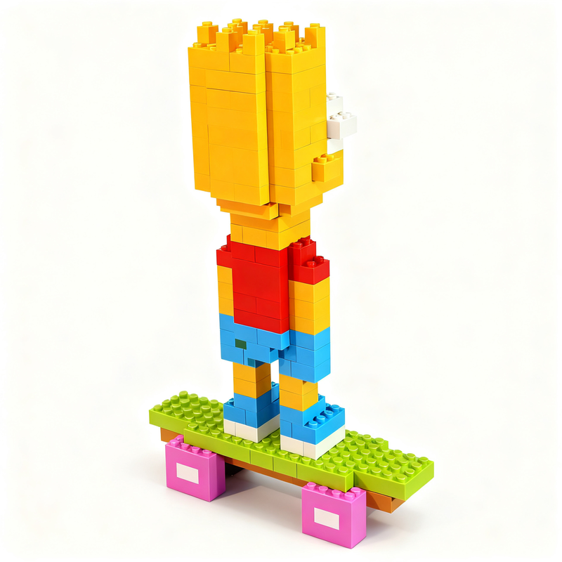 185pcs MOC Classic Bart Simpso - đánh giá và giá Art Craft Idea