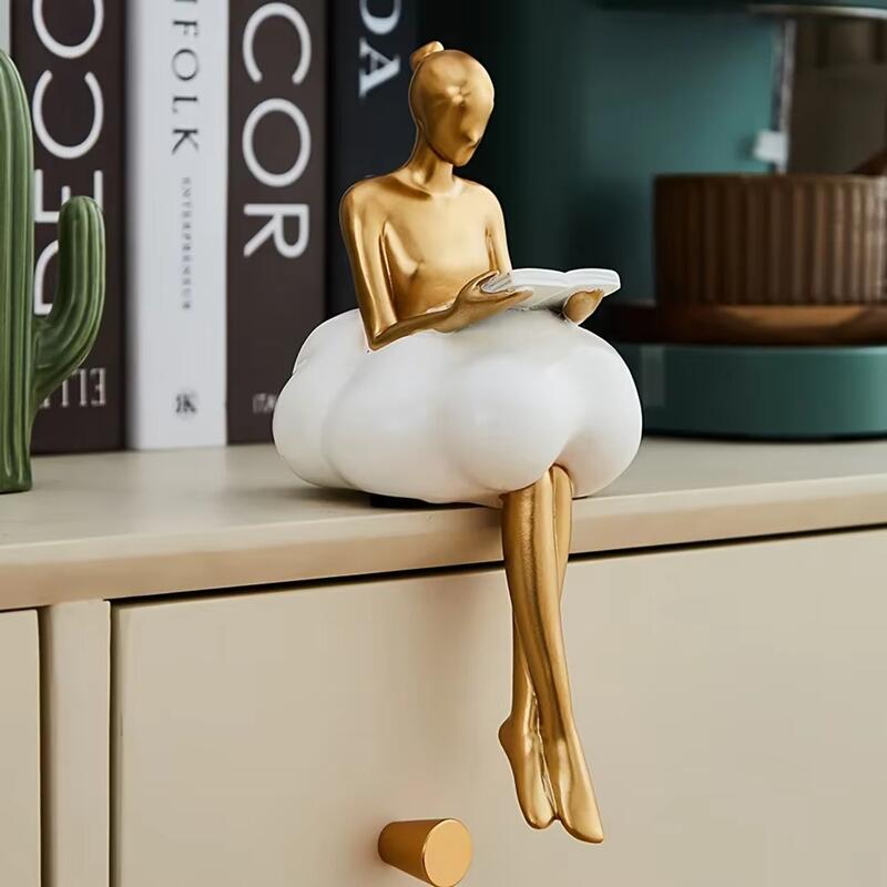 Nordic Cloud Dress Girl Statue - đánh giá và giá Art And Craft Studio