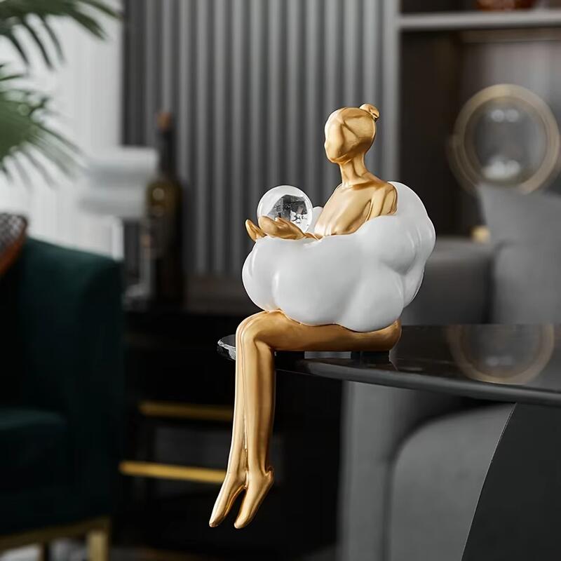 Nordic Cloud Dress Girl Statue - đánh giá và giá Art And Craft Studio