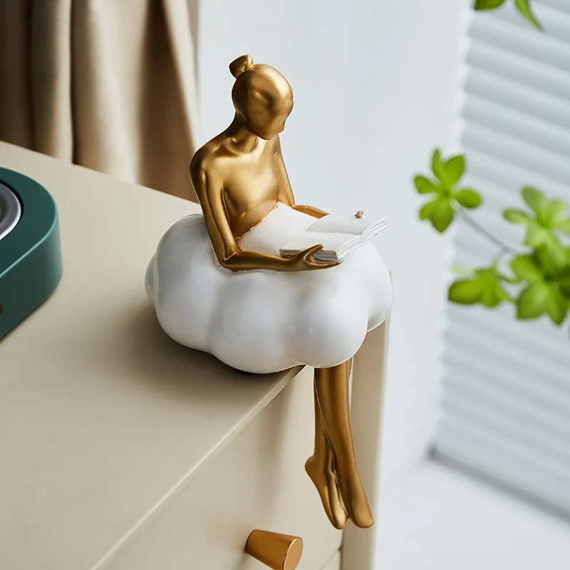 Nordic Cloud Dress Girl Statue - đánh giá và giá Art And Craft Studio