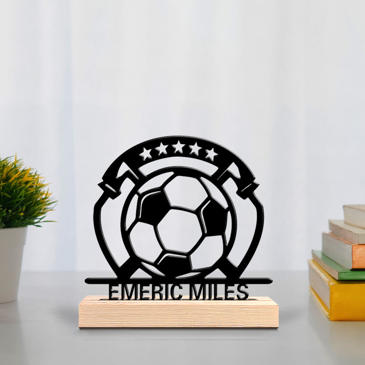 1pc Minimalist soccer Custom L - đánh giá và giá Art Craft Letter A