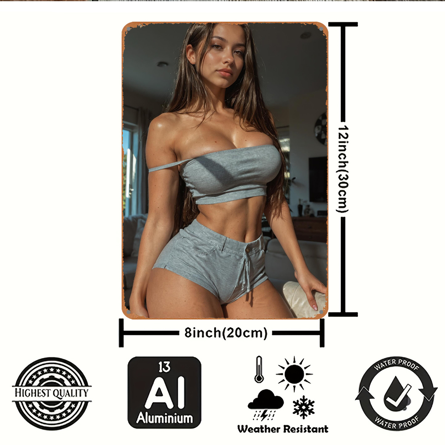 2D Metal Sign Wall Art Decor,  - đánh giá và giá Art And Craft Studio