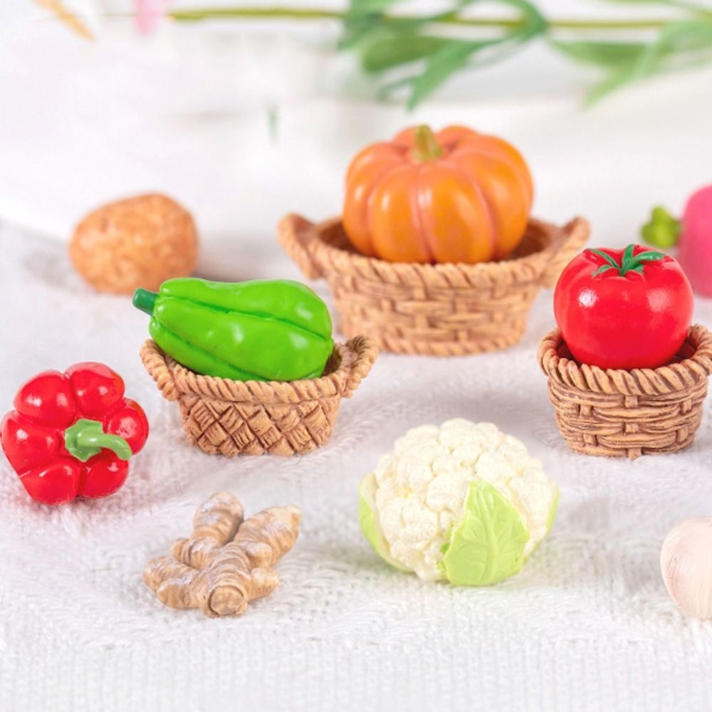 Cute Vegetable Figurines Minia - đánh giá và giá Art Craft Vegetables