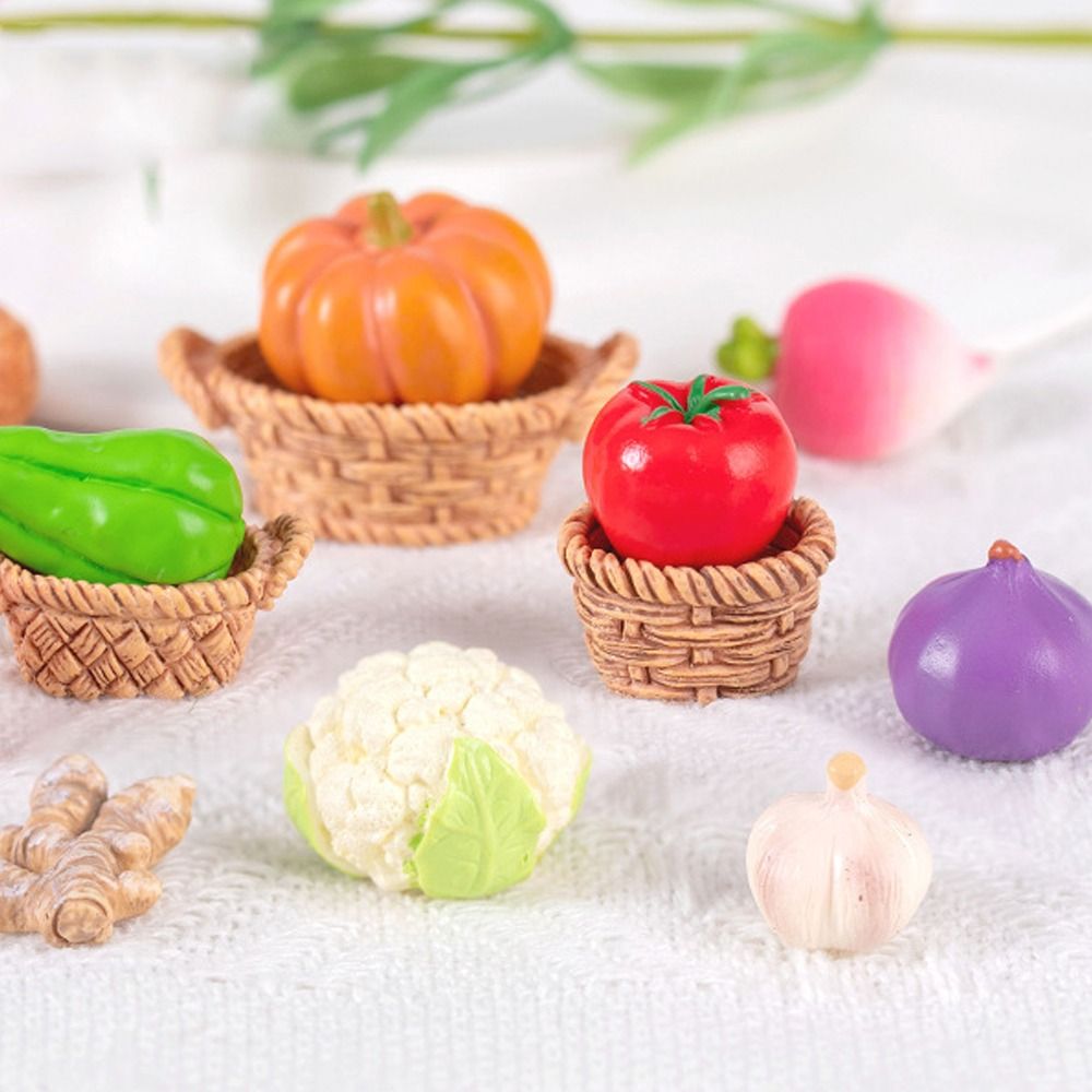Cute Vegetable Figurines Minia - đánh giá và giá Art Craft Vegetables