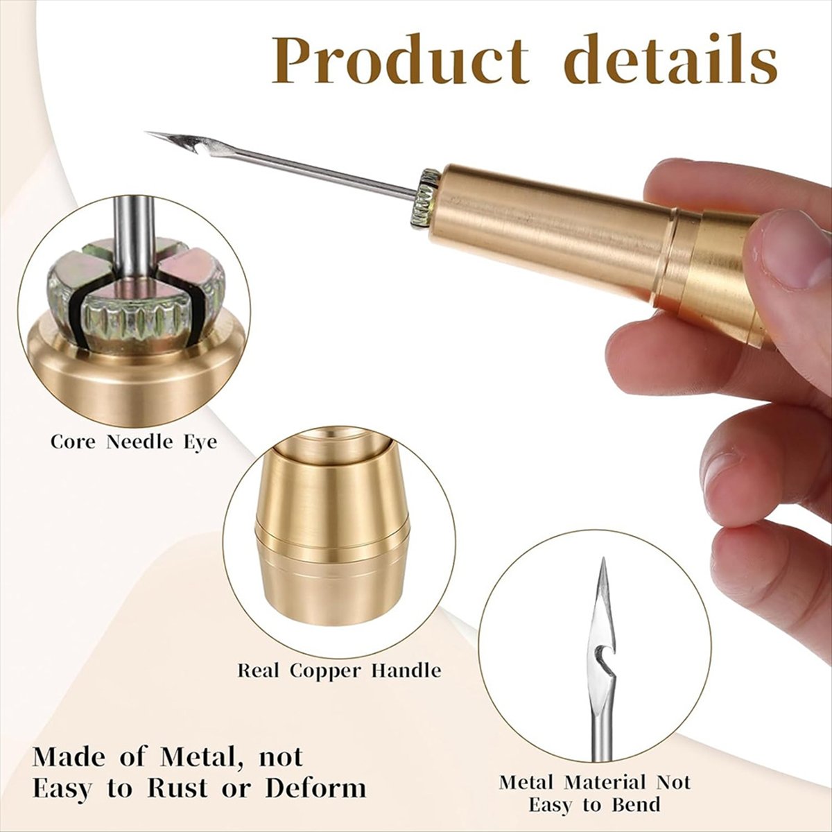 9pcs Leather Sewing Awl Kit wi - đánh giá và giá Leather Tooling Kit
