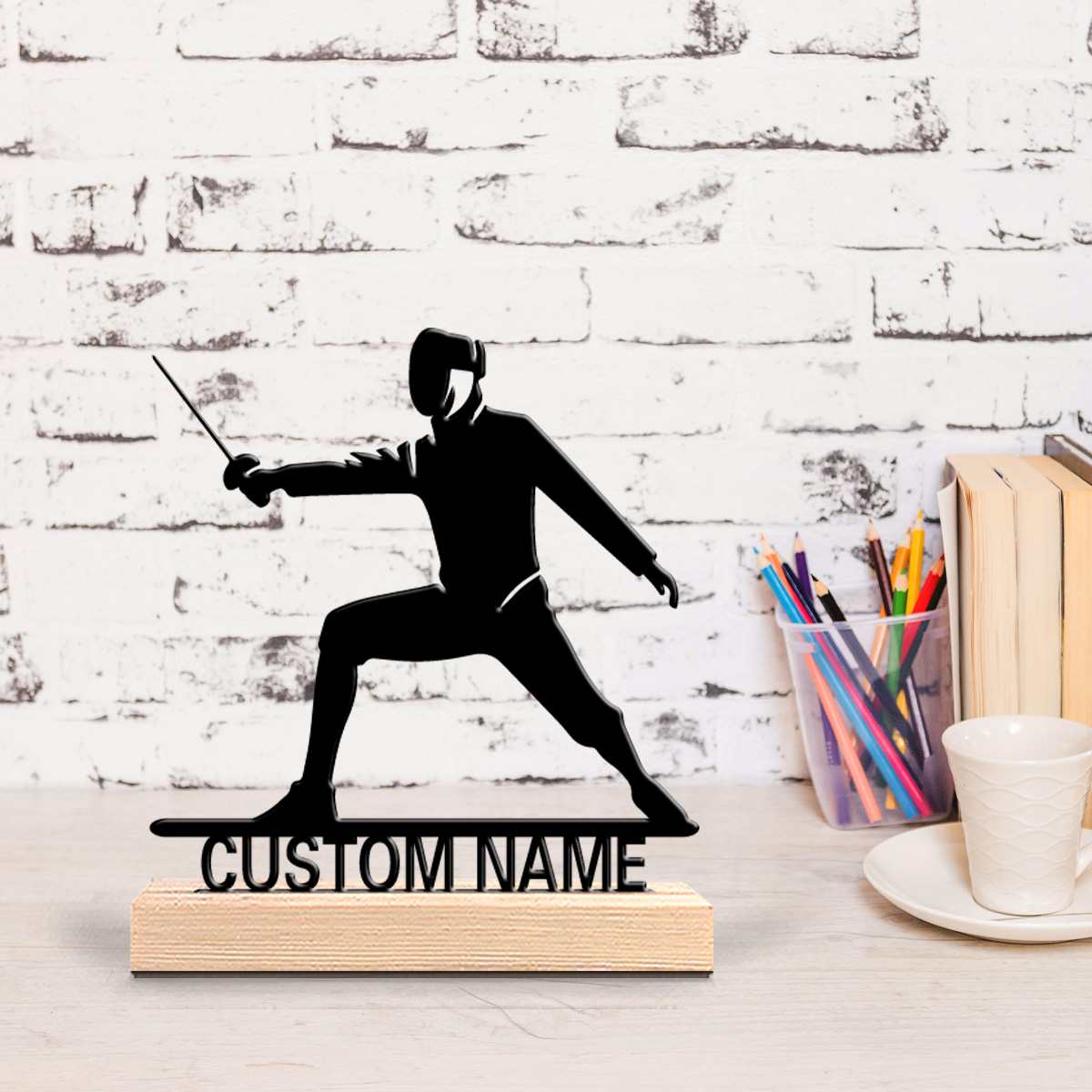 1pc Simple Fencing Customized  - đánh giá và giá Art Craft Names