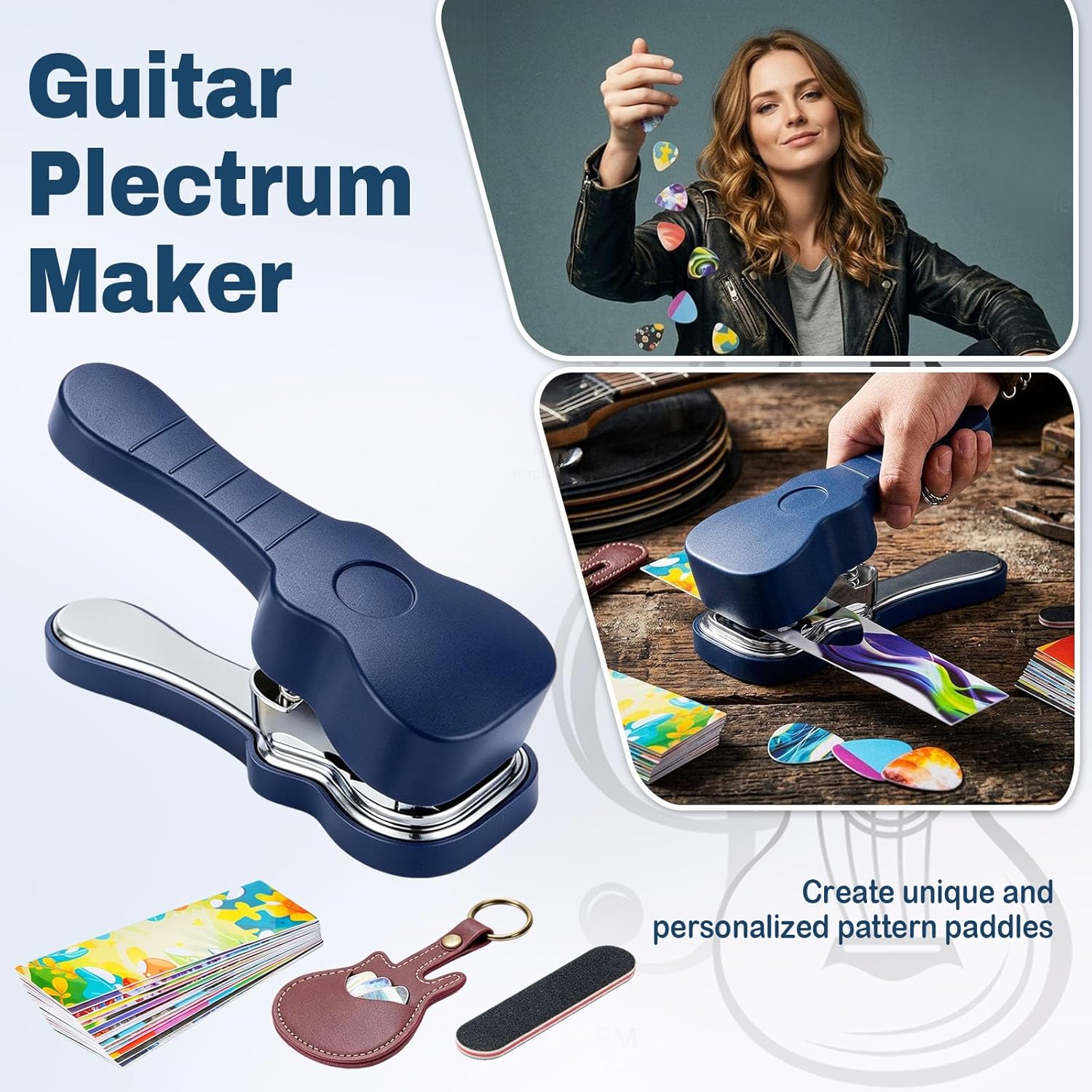 Fashion Guitar Pick Punch Kit, - đánh giá và giá Leather Tooling Kit